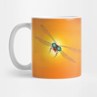 Dragonfly Eclipses the Sun Mug